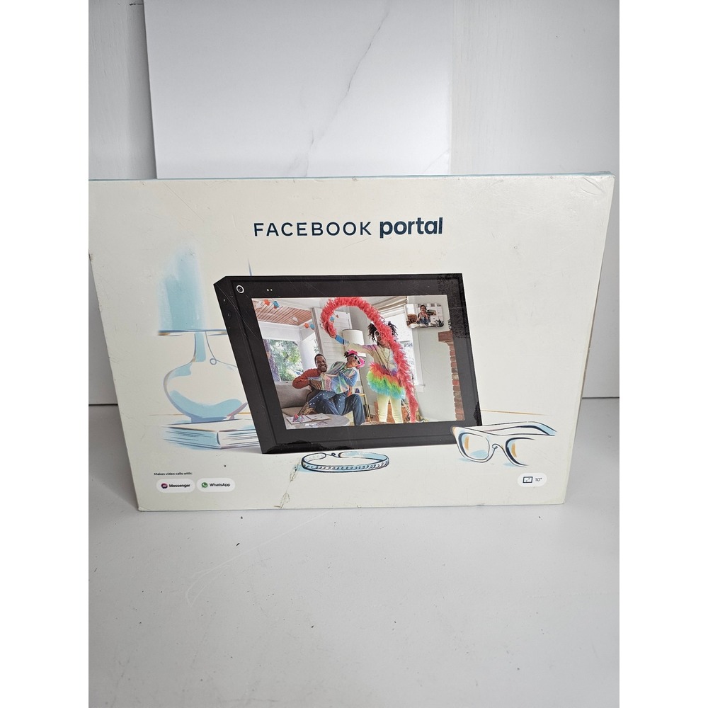 Facebook Portal 10 inch Smart Video Calling HD Display Black WD50JM New Sealed